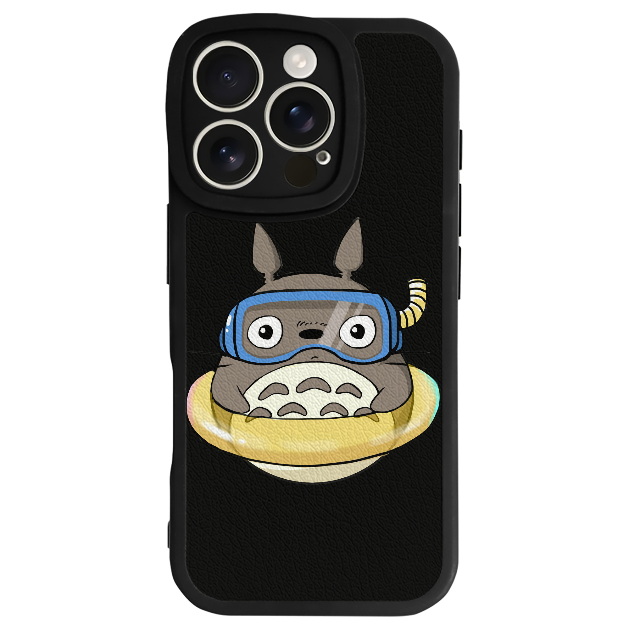 （画像用） となりのトトロ 草壁メイ 草壁サツキ My Neighbor Totoro Satsuki Kusakabe Mei Kusakabe 【iPhone 16シリーズ対応】シリコンスマホケース（レザー調） 材質：シリコン
